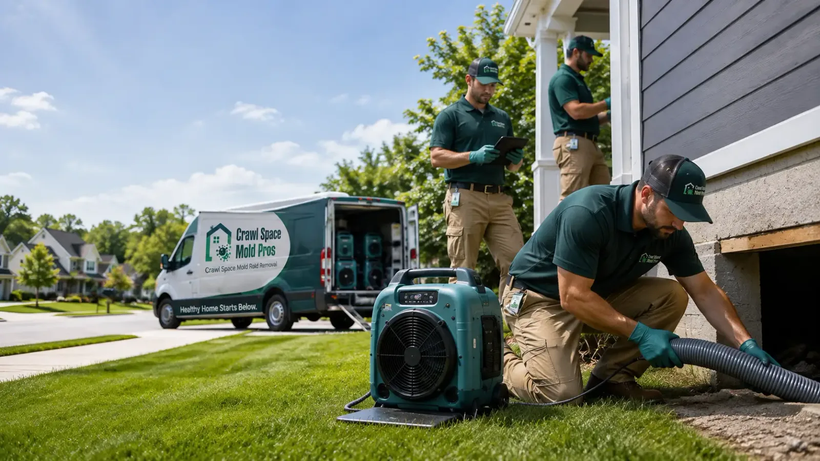 Crawl Space Mold Removal in Idalia, CO